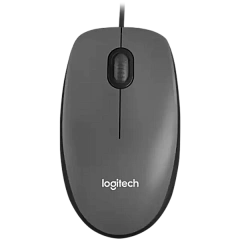 Мышь Logitech M100, Black, Wired, Optical, 1000dpi, USB