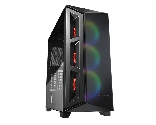 Корпус Cougar DarkBlader X5 RGB, Midi Tower, E-ATX, Black, 2x3.5"/2x2.5", 2xUSB3.0, USB-C