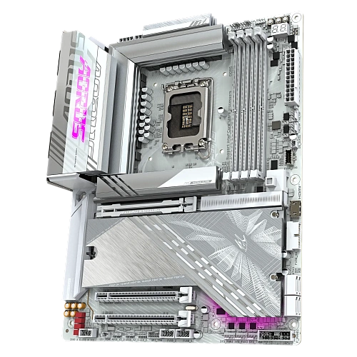 Матплата Gigabyte Z890 A Elite X Ice, iZ890, S1851, ATX, 4DDR-5, 3xPCIxEx16, 4SATA,6xM.2,USB-C,15USB