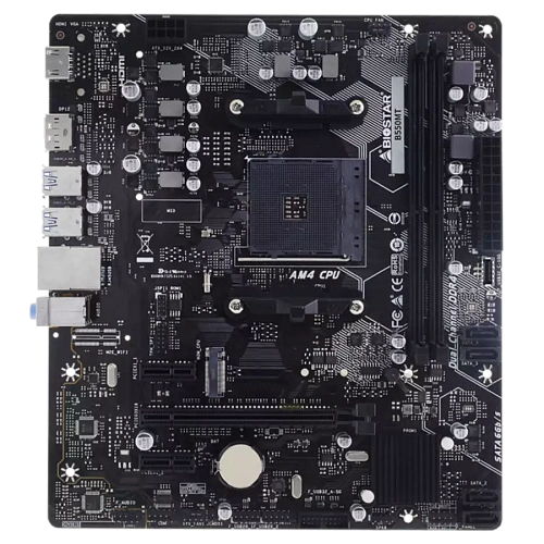 BIOSTAR MB AM4 B550 2 x DDR4 4 x SATA III 1 x M.2 1 x DP Port 1 x HDMI Port 1 x LAN port Micro ATX