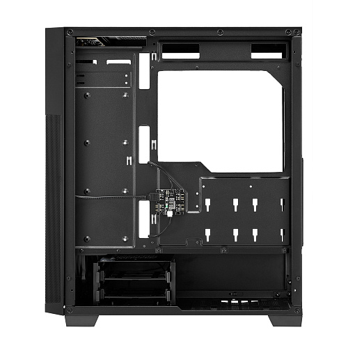 Корпус Sharkoon RGB Flow, Midi Tower, ATX, Black, 2x3.5"/6x2.5", USB2.0, 2xUSB3.0