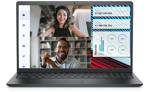 Ноутбук Dell Vostro 3520, Core i5-1235U/15.6"FHD/8GB/512GB/UHD Graphics/LAN/Ubuntu