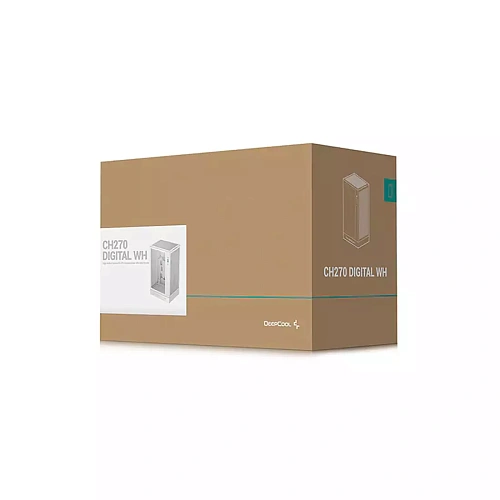 Компьютерный корпус Deepcool CH270 DIGITAL WH без Б/П