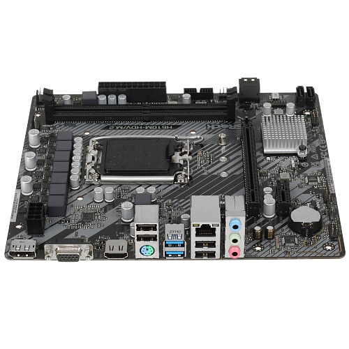 Материнская плата ASRock H610M-HDV/M.2 R2.0 LGA1700 2xDDR4 4xSATA M.2 D-Sub HDMI DP mATX