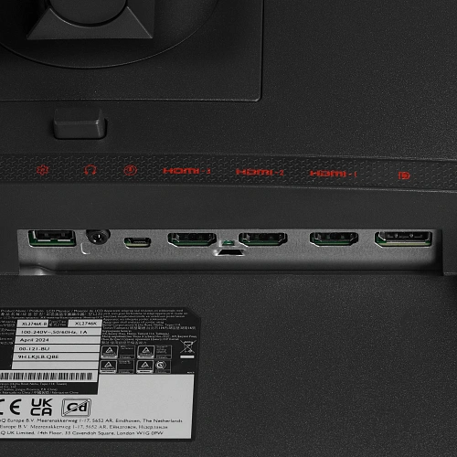 Монитор 27" BenQ ZOWIE XL2746K, Black-Red, TN, 1920x1080@240Hz, 320кд/м2, 1000:1, 3xHDMI, DP