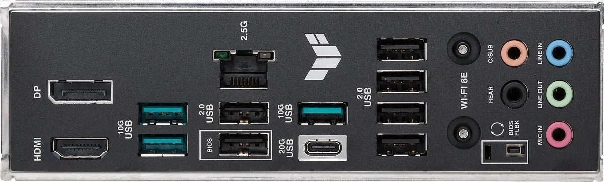 Матплата Asus TUF Gaming B650E-Plus WiFi, AM5, ATX, 4DDR-5, 2xPCI-Ex16, 4SATA, 3xM.2, HDMI, DP,15USB