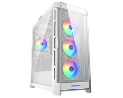 Корпус Cougar Duoface Pro RGB, Midi Tower, E-ATX, White, 2x3.5"/2x2.5", USB2.0, 2xUSB3.0, USB-C, RGB
