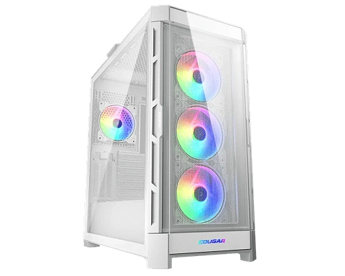 Корпус Cougar Duoface Pro RGB, Midi Tower, E-ATX, White, 2x3.5"/2x2.5", USB2.0, 2xUSB3.0, USB-C, RGB