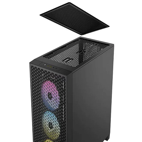 Corsair 3000D RGB Tempered Glass Mid-Tower, Black