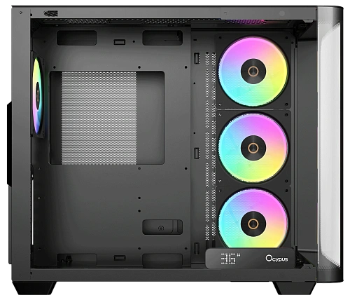 Корпус Ocypus Iota C70 BK Curve ARGB Digital ATX/mATX/mITX 2xUSB Type-C Черный Iota-C70-BKD400CD-GL