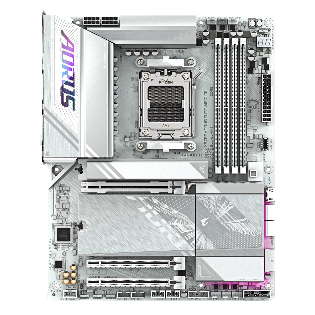 Материнская плата Gigabyte X870E A ELITE WF7 ICE