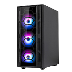 Корпус Wintek Galaxy F507 TG, Midi Tower, ATX, Black, 2x3.5"/2x2.5", 2xUSB, USB3.0