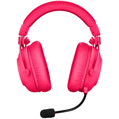 LOGITECH G PRO X2 LIGHTSPEED Wireless Gaming Headset - Blue Mic - MAGENTA