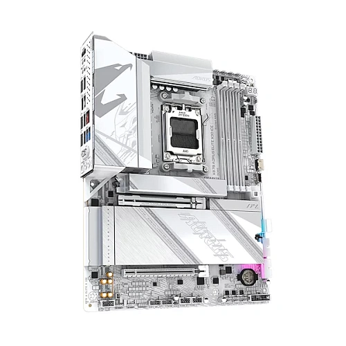 Матплата Gigabyte X870 Aorus Elite X3D ICE, AM5, ATX, 4DDR-5, 2хPCI-Ex16, 2SATA, 4xM.2, HDMI,17USB