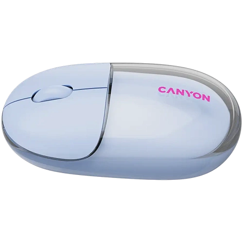 CANYON mouse OnClick 24 BT/ Wireless Transparent/Blue