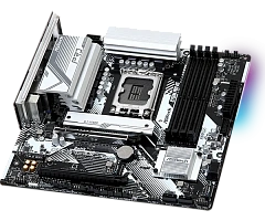 Матплата ASRock B760M Pro RS, iB760, S1700, mATX, 4DDR-5, 2xPCI-Ex16, 4SATA, 3xM.2, HDMI, DP, 13USB