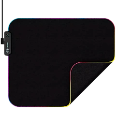 Lorgar Steller 913, Gaming mouse pad, High-speed surface, anti-slip rubber base, RGB backlight, USB connection, Lorgar WP Gameware support, size: 360mm x 300mm x 3mm, weight 0.250kg