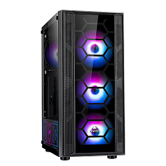 Корпус Wintek Galaxy F507 TG, Midi Tower, ATX, Black, 2x3.5"/2x2.5", 2xUSB, USB3.0