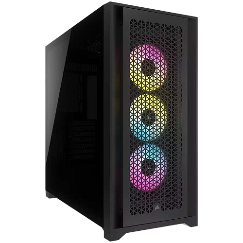 Corsair iCUE 5000D RGB Airflow Tempered Glass, Black