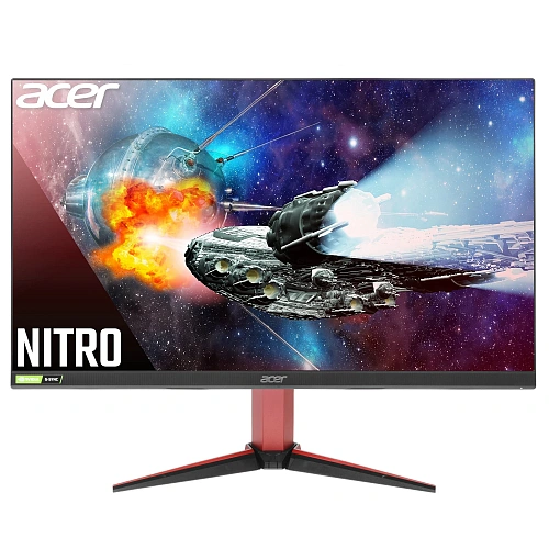 Монитор 25" Acer Nitro VG252QSbmiipx, Black-Red, IPS, 1920x1080@165Hz, 400кд/м2,1000:1,2ms,2xHDMI,DP