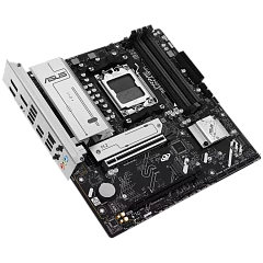 ASUS Main Desktop AMD Socket AM5 AMD B850 Chipset 4 x DIMM slots, max. 256GB 2 x DisplayPort 1 x HDMI port 1 x Wi-Fi module 3 x M.2 slots 4 x SATA mATX Form Factor