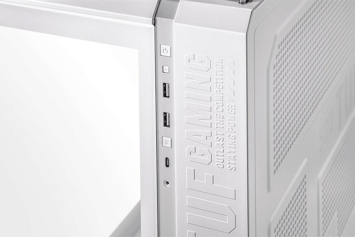 Корпус ASUS TUF Gaming GT502 PLUS TG ARGB WHITE ATX/mATX/mITX GT502 PLUS/WHT/TG//