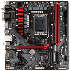 Матплата Gigabyte B760M Gam AC DDR4, iB760,S1700,mATX,2DDR-4,1xPCI-Ex16,4SATA,2xM.2,VGA,HDMI,DP,9USB