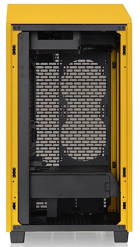 Корпус Thermaltake The Tower 200 Bumblebee, Mini Tower, m-ITX, Yellow, 2x3.5"/2x2.5", 2xUSB3.0,USB-C