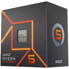 AMD CPU Desktop Ryzen 5 6C/12T 7600 (5.2GHz Max, 38MB,65W,AM5) box, with Radeon Graphics and Wraith Stealth Cooler