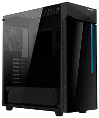 Корпус Gigabyte GB-C200G, Midi Tower, ATX, Black, 2x3.5"/2x2.5", 2xUSB3.0, RGB