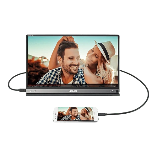 Монитор 15.6" Asus ZenScreen MB16AP, Black-Gray, IPS,1920x1080@60Hz, 220кд/м2, 800:1, 5ms, USB-C
