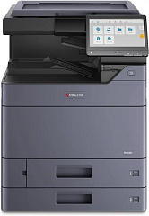 МФУ лазерное Kyocera TASKalfa 2554ci (SRA3), Printer/Scanner/Copier, цветное, 4800x1200 dpi, 25/12 ppm (A4/A3), 4 GB+32 GB SSD, 1.6 GHz, tray 150+1000 sheets, USB+Ethernet, Duplex, drum 200k, базовый блок, без крышки, без тонера, реком. установка специали