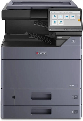 МФУ лазерное Kyocera TASKalfa 2554ci (SRA3), Printer/Scanner/Copier, цветное, 4800x1200 dpi, 25/12 ppm (A4/A3), 4 GB+32 GB SSD, 1.6 GHz, tray 150+1000 sheets, USB+Ethernet, Duplex, drum 200k, базовый блок, без крышки, без тонера, реком. установка специали