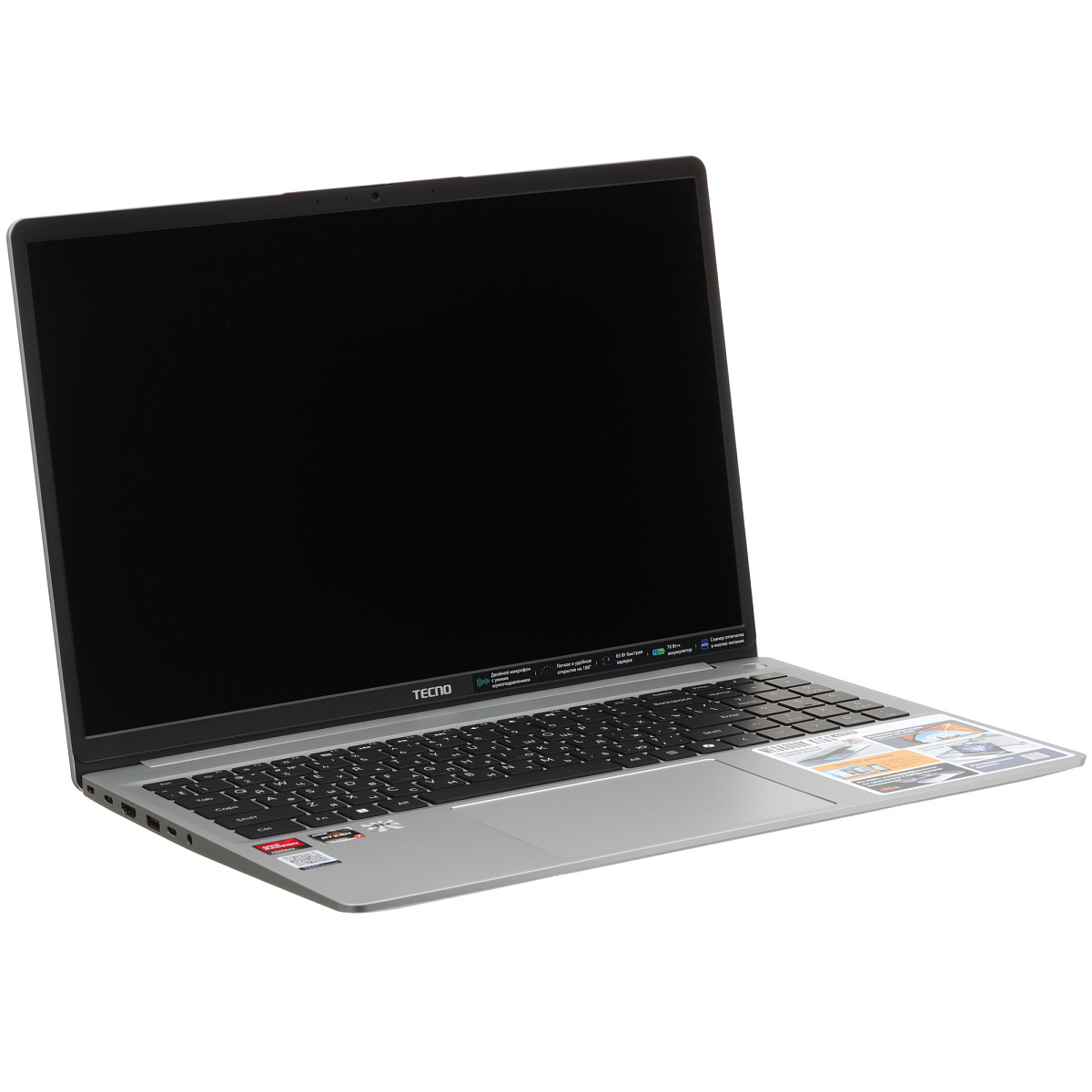 Ноутбук Tecno Megabook K16SDA, Ryzen 5 7430U/16"FHD/16GB/1TB/UHD Graphics/LAN/W11H