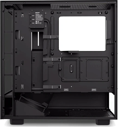 Корпус NZXT H5 Elite, Midi Tower, ATX, m-ATX, Black, 1х3.5"/2х2.5", USB3.2, USB-C