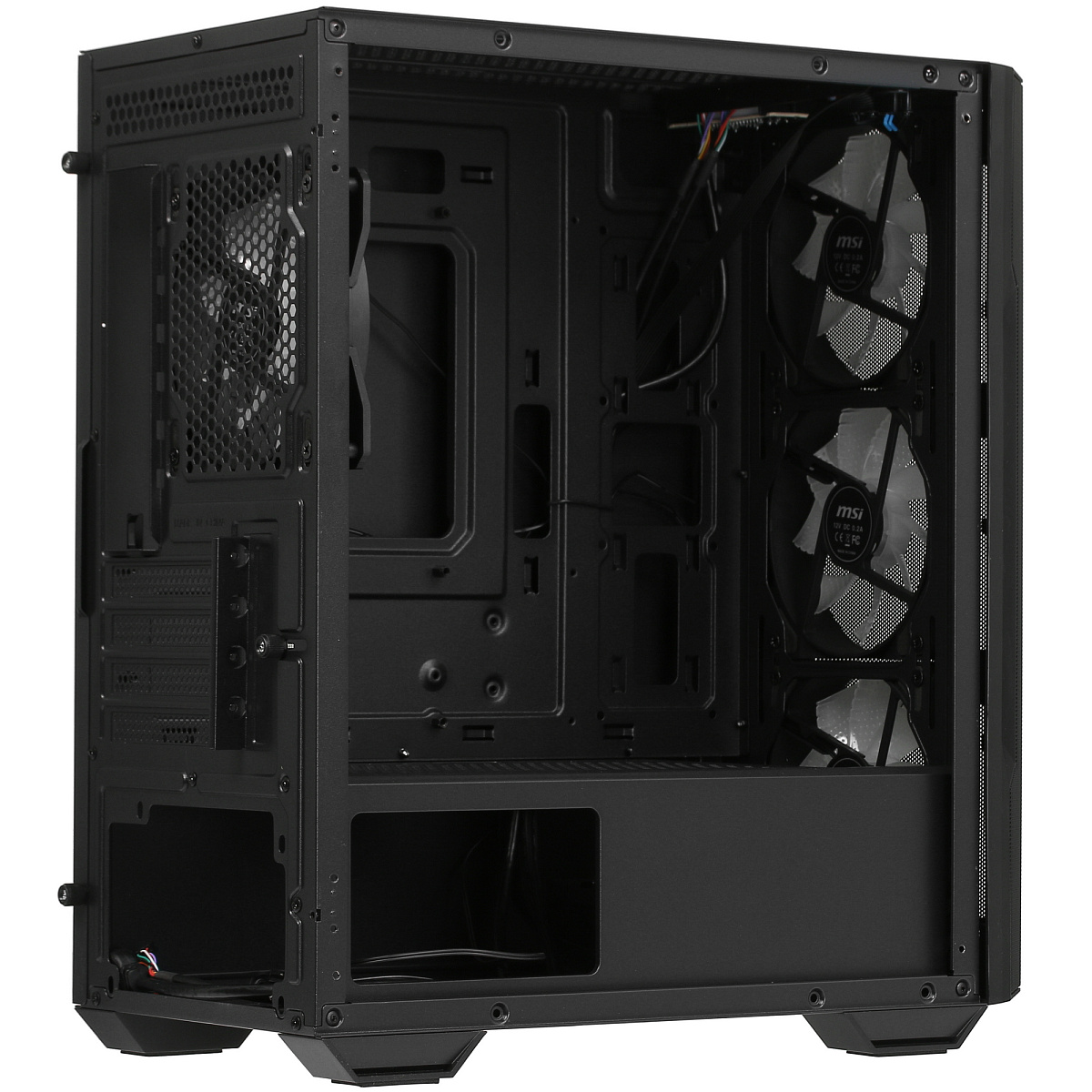 Корпус MSI MAG Forge M100A, Mini Tower, m-ATX, Black, 1x3.5"/1x2.5", 2xUSB2.0, USB3.0