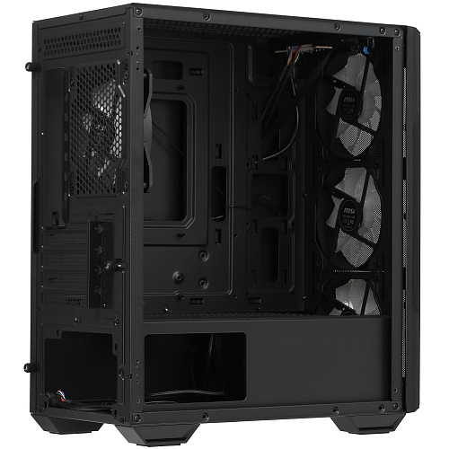Корпус MSI MAG Forge M100A, Mini Tower, m-ATX, Black, 1x3.5"/1x2.5", 2xUSB2.0, USB3.0