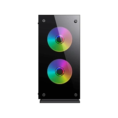 Корпус GameMax M65, Mini Tower, m-ATX, Black, 2x3.5"/2x2.5", 2xUSB2.0, USB3.0