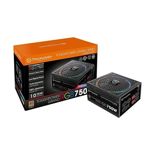БП ATX 750W Thermaltake Toughpower Grand RGB, Gold, 20+4/24+8, 14sm f, 9SATA,4mol,4x6+2p P
