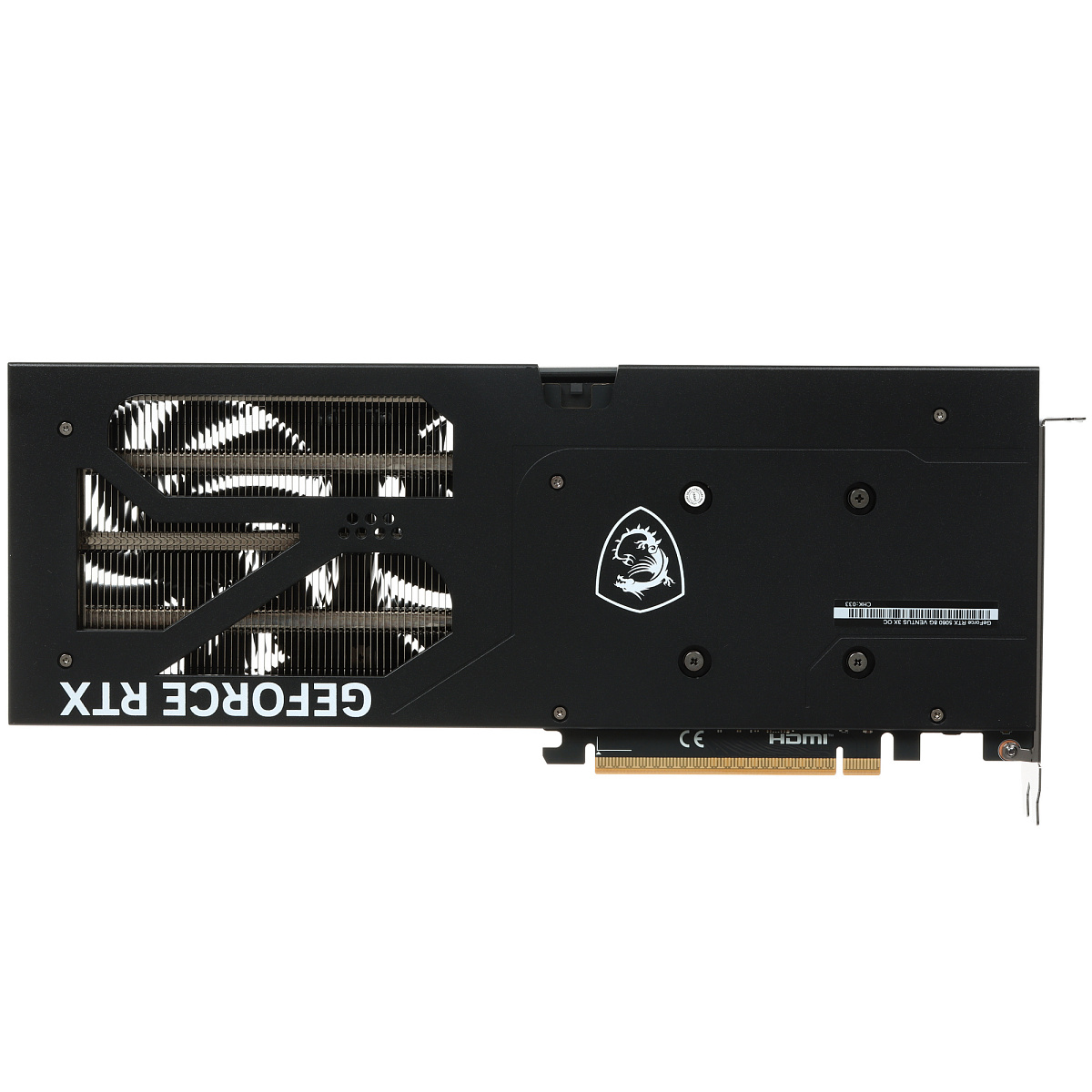 Видеокарта MSI GeForce RTX 5060 8G VENTUS 3X OC, 8G GDDR7 128bit 1xHDMI 3xDP
