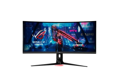 Монитор 34" Asus ROG Strix XG349C, Black, Fast IPS,3440x1440@180Hz,400кд/м2,1000:1,1ms,USB-C,HDMI,DP