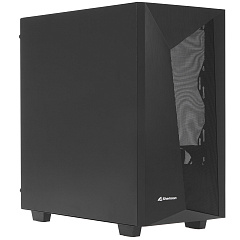 Корпус Sharkoon REV100, Midi Tower, ATX, m-ATX, Black, 2x3.5"/3x2.5", 2xUSB3.0