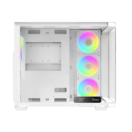Корпус Ocypus Iota C70 WH Curve ARGB Digital ATX/mATX/mITX 2xUSB Type-C Белый Iota-C70-WHD400CD-GL