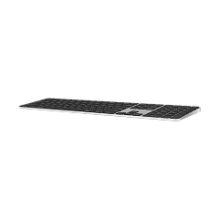 Magic Keyboard with Touch ID and Numeric Keypad for Mac models with Apple silicon - Black Keys - Russian,Model A2520