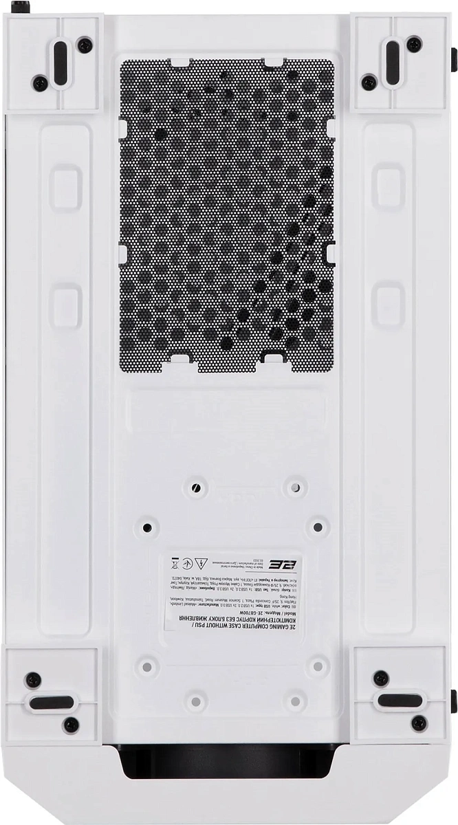 Корпус 2E Gaming Calleo GB700W, Mini Tower, m-ATX, White, 2x3.5"/2x2.5", USB2.0, 2xUSB3.0