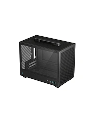 Корпус DeepCool CH160, m-ITX, ATX, Black, 1x3.5"/1x2.5", 2xUSB3.0, USB-C