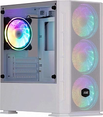 Корпус 2E Gaming Calleo GB700W, Mini Tower, m-ATX, White, 2x3.5"/2x2.5", USB2.0, 2xUSB3.0