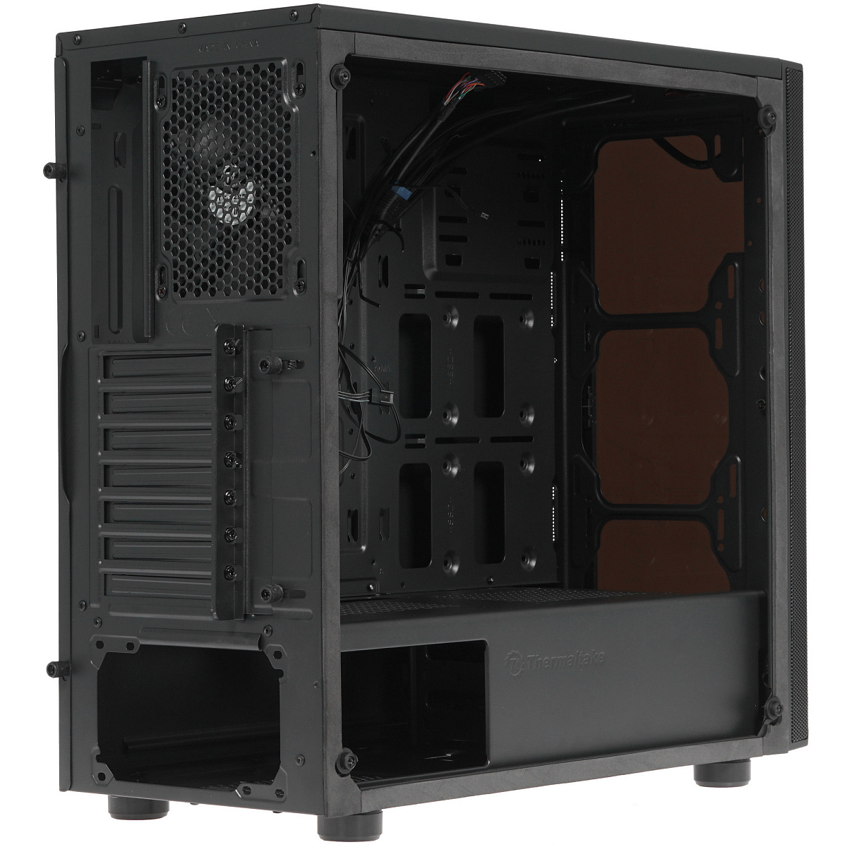 Корпус Thermaltake Versa J23 TG, Midi Tower, ATX, Black, 2x3.5"/4x2.5", 2xUSB, USB3.0
