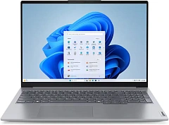 Ноутбук Lenovo 21MW000YRU ThinkBook 16 G7 ARP 16" WUXGA (1920x1200) IPS/AMD Ryzen 7 7735HS up to 4,75Ghz (8C)/16GB/1TB SSD/AMD Radeon 680M /Wi-Fi 6E/BT5.3/IR & 1080p/BKLT/FPR/NoOS/1Y/Arctic Grey