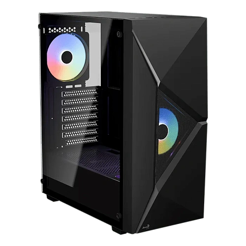 Корпус AeroCool Player-G-BK-v1, Midi Tower, ATX, m-ATX, Black, 2x3.5"/4x2.5", 2xUSB, USB3.0